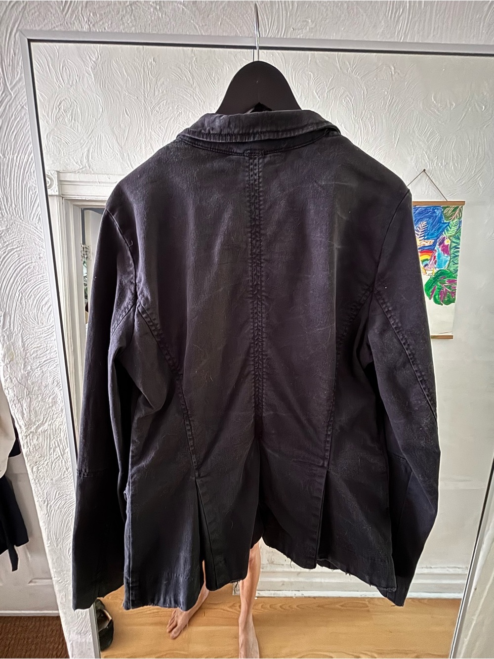 Free People Military-Style Buttoned Blazer, size LARGE, vintage Y2K - Picture 11 of 14